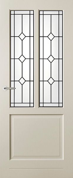 Authentieke glas in lood deur