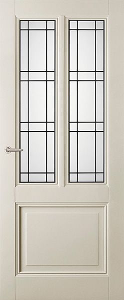Deur binnen met authentiek glas in lood